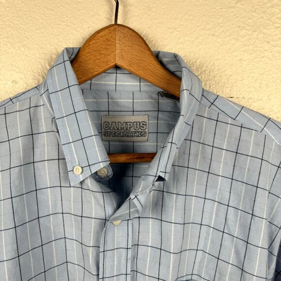 Vintage North Carolina UNC Tar Heels Shirt Sz XL Blue Long Sleeve Button Up NCAA - Picture 2 of 5